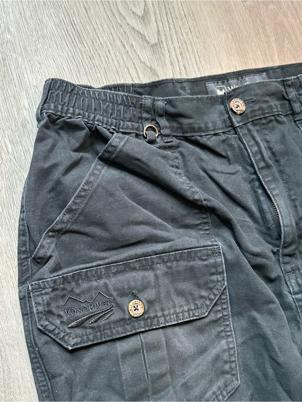 Vintage WindRiver Men's Black Cargo Pants
